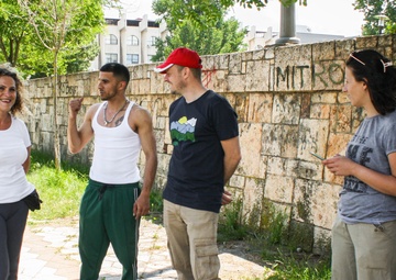 KFOR and Kosovo community members unite for river cleanup