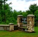 Old stone gates on Fort McCoy's South Post made by Works Progress Administration