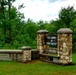 Old stone gates on Fort McCoy's South Post made by Works Progress Administration