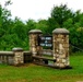 Old stone gates on Fort McCoy's South Post made by Works Progress Administration