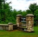 Old stone gates on Fort McCoy's South Post made by Works Progress Administration