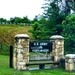 Old stone gates on Fort McCoy's South Post made by Works Progress Administration