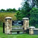 Old stone gates on Fort McCoy's South Post made by Works Progress Administration