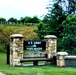 Old stone gates on Fort McCoy's South Post made by Works Progress Administration