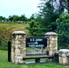 Old stone gates on Fort McCoy's South Post made by Works Progress Administration