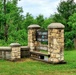 Old stone gates on Fort McCoy's South Post made by Works Progress Administration