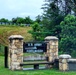 Old stone gates on Fort McCoy's South Post made by Works Progress Administration