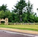 Old stone gates on Fort McCoy's South Post made by Works Progress Administration