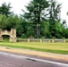 Old stone gates on Fort McCoy's South Post made by Works Progress Administration