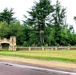 Old stone gates on Fort McCoy's South Post made by Works Progress Administration