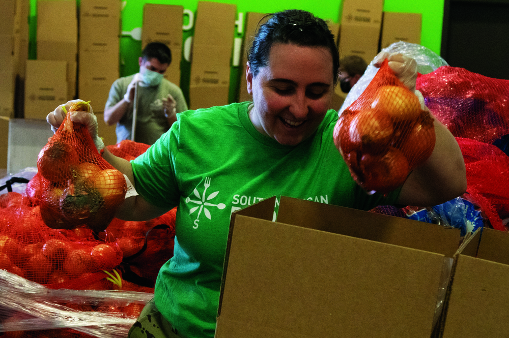 Michigan National Guard Soldiers continues to help local food banks