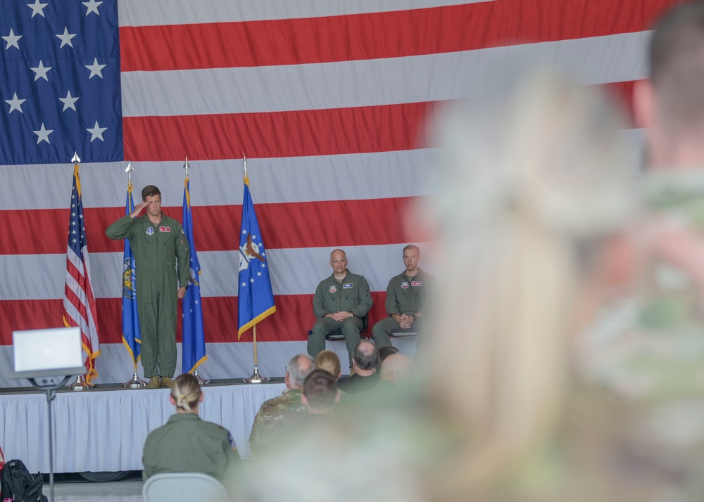 115th Operations Support Squadron change of command ceremony