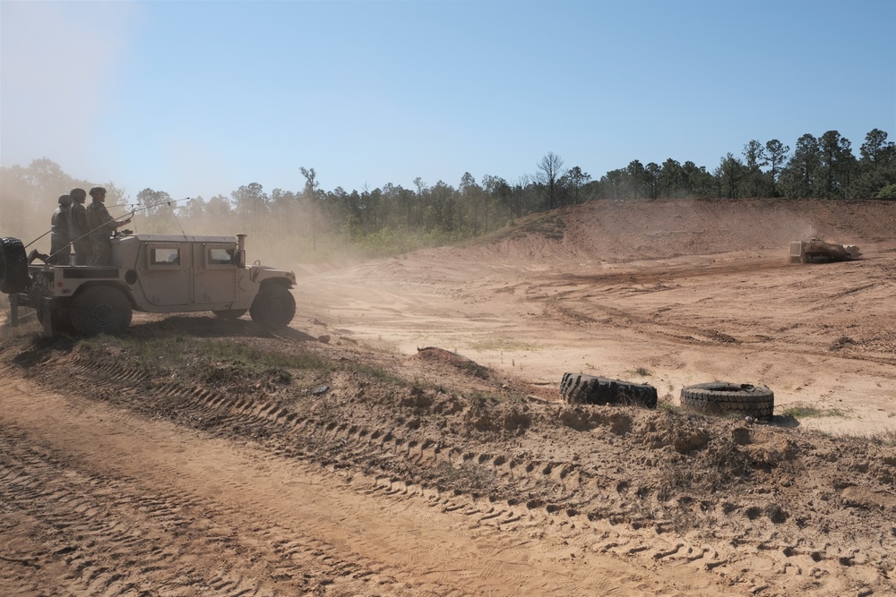 1220th Area Clearance Platoon clears range