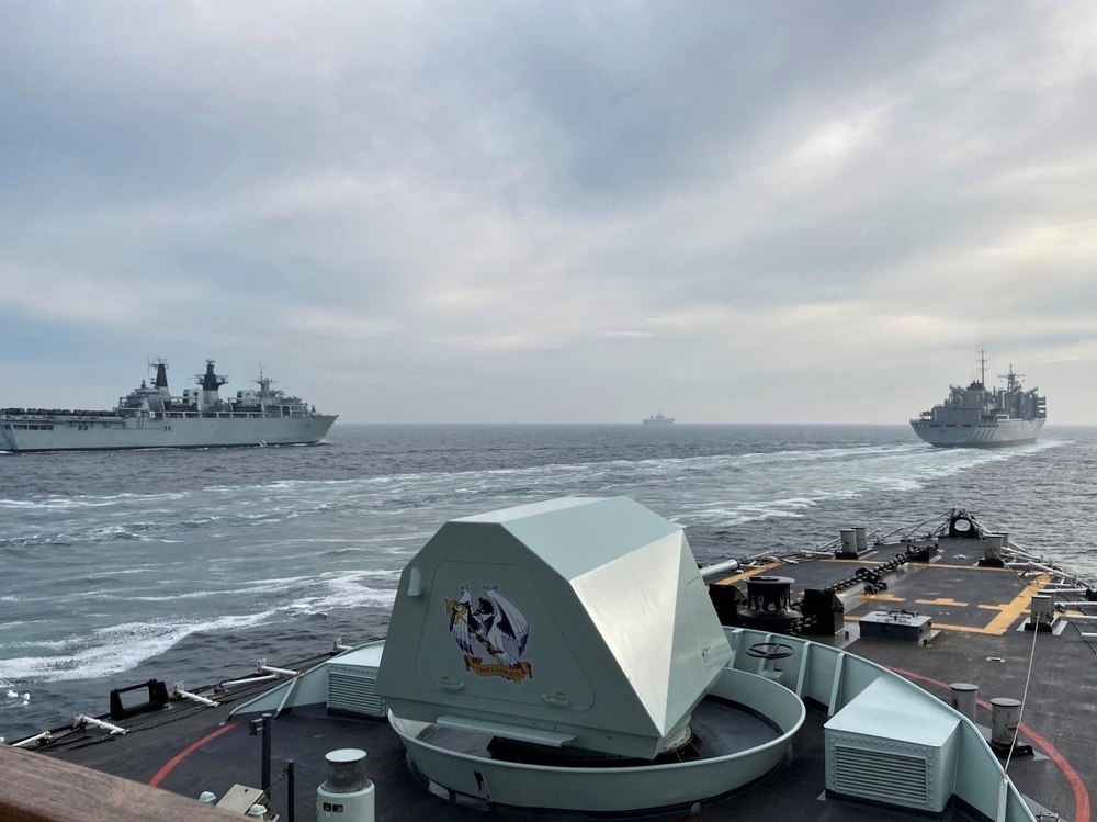 MSC's laragest combat logistics force ship returns to Norfolk