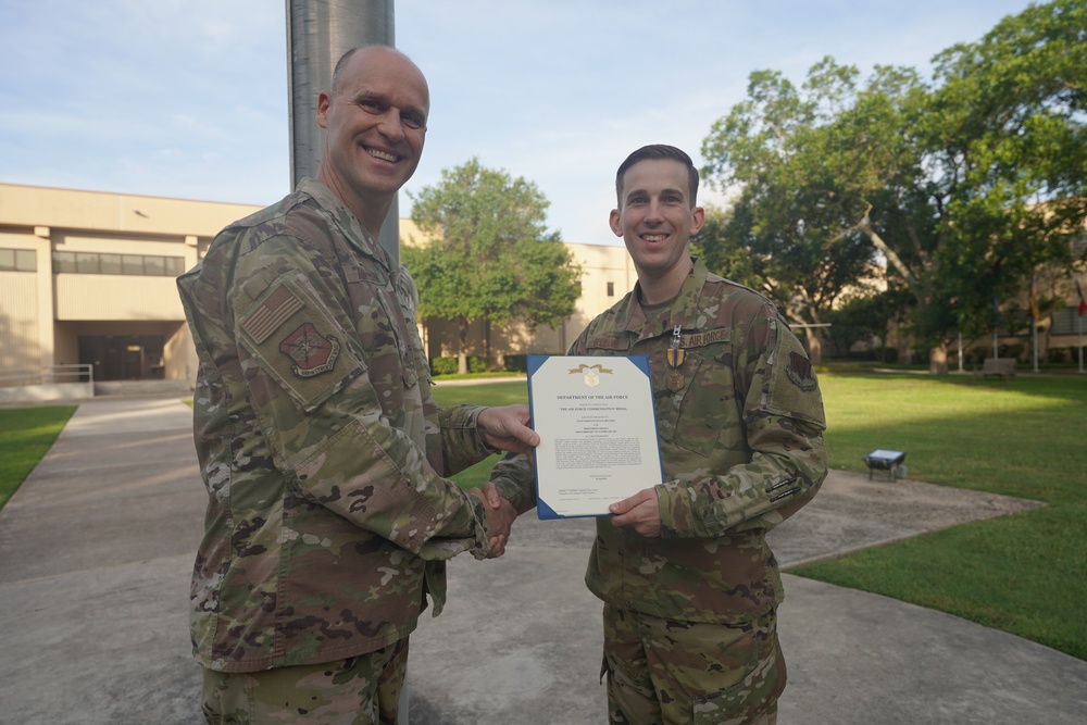 688th Cyberspace Wingman is awarded first Air Force Commendation Medal