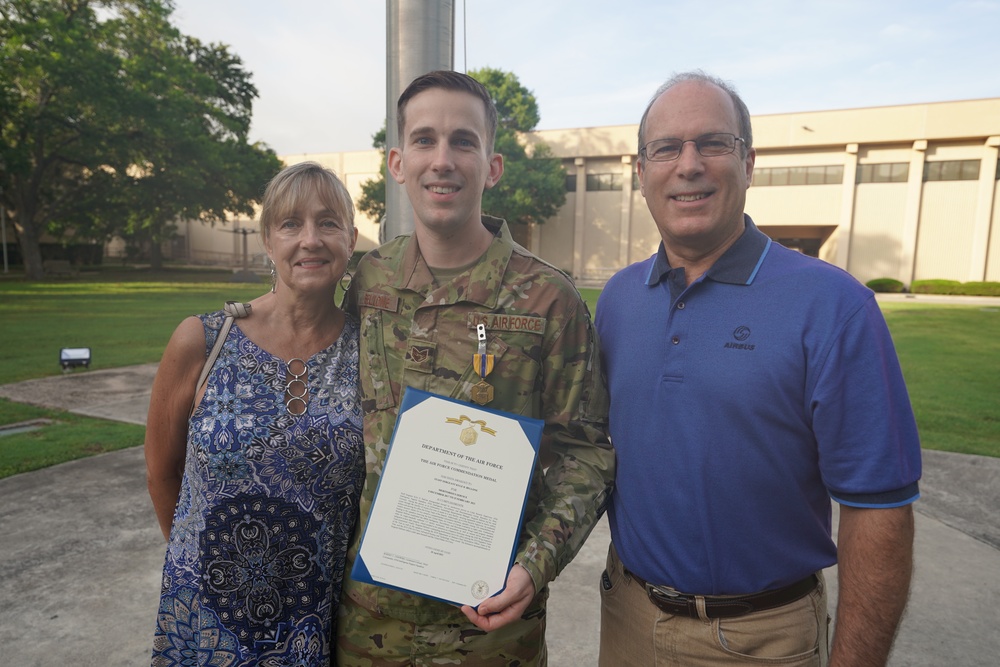 688th Cyberspace Wingman is awarded first Air Force Commendation Medal