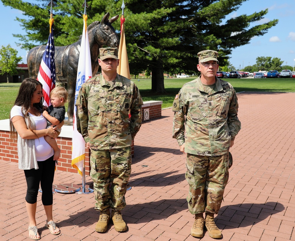 Master Sgt. Charles York promotion ceremony
