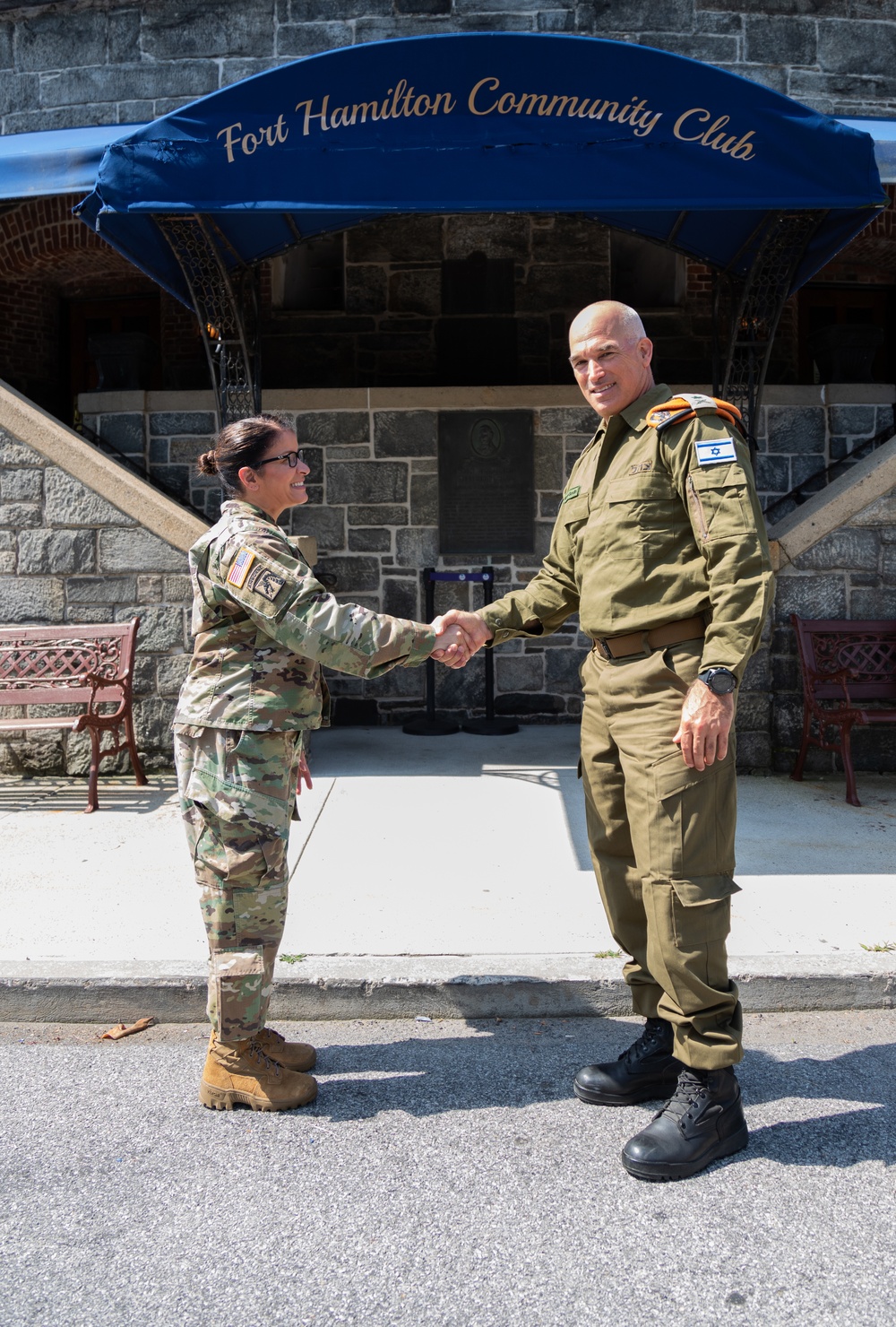ISRAELI DEFENSE FORCE HOME  FRONT COMMAND VISITS NYNG’S 24TH CST