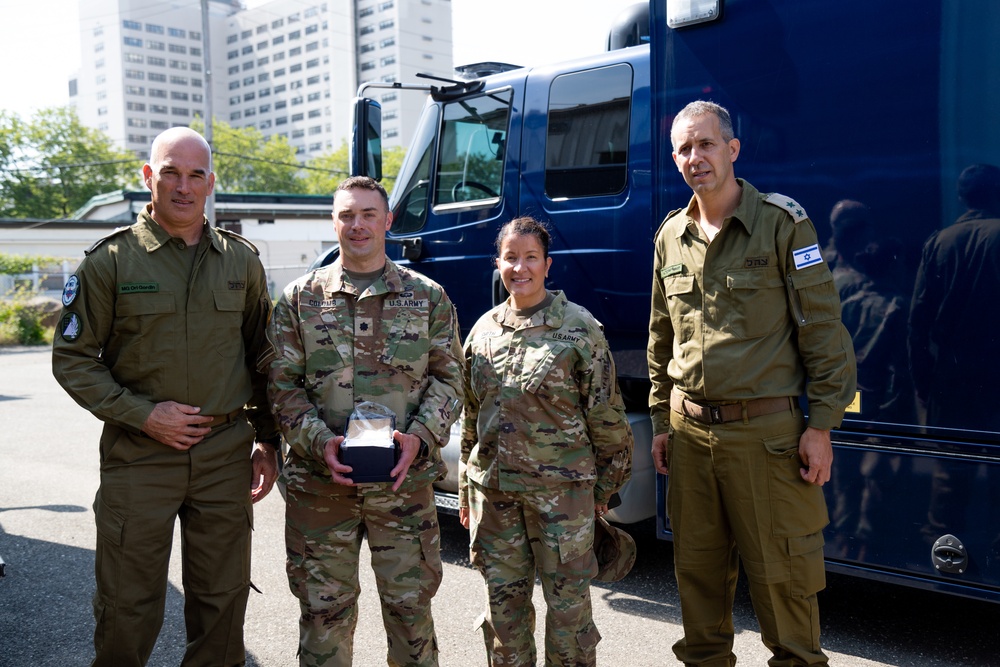 ISRAELI DEFENSE FORCE HOME  FRONT COMMAND VISITS NYNG’S 24TH CST