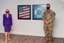 Space Soldier Meets with First Lady to discuss Military One Source