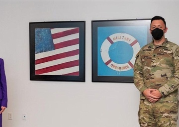 Space Soldier Meets with First Lady to discuss Military One Source