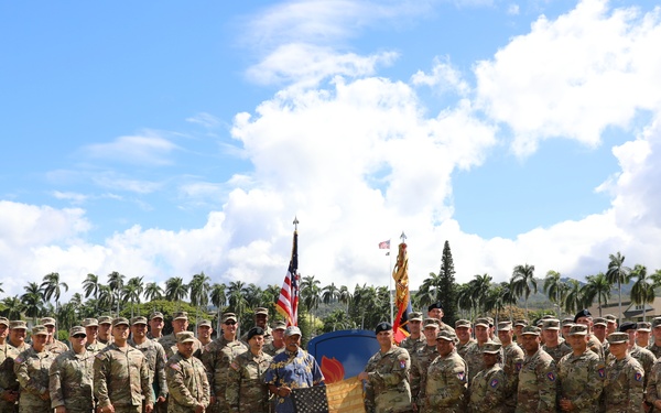 Celebrating Centennial and Change of Command of 196th Infantry Brigade