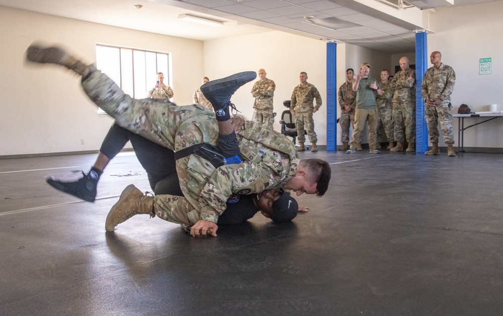 B. Gen R. Collins visits 60 SFS