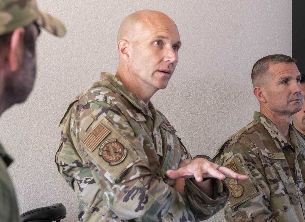 B. Gen R. Collins visits 60 SFS