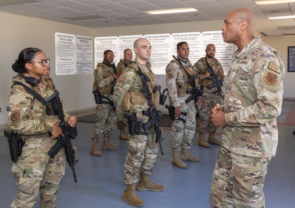 B. Gen R. Collins visits 60 SFS