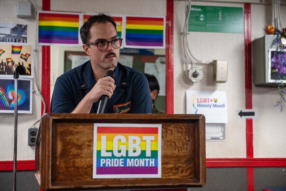 LGBT Pride Month Celebration Aboard USS Germantown