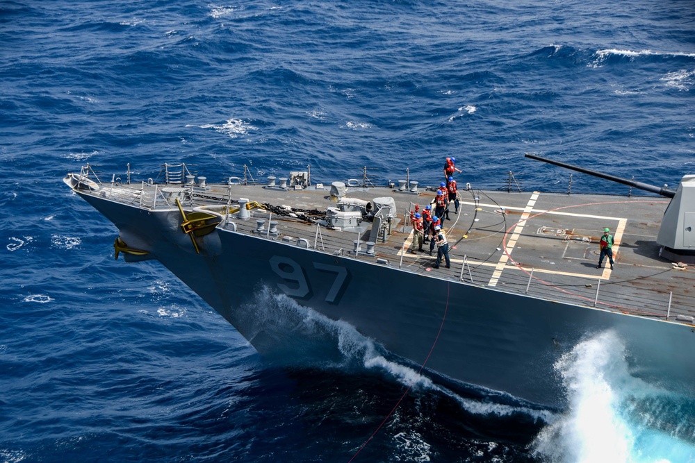 USS Ronald Reagan (CVN 76) Fueling-at-Sea