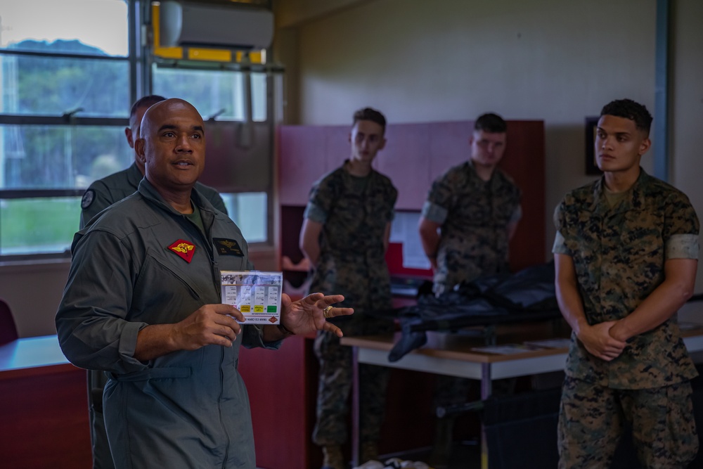 1st MAW commanding general visits CBRN