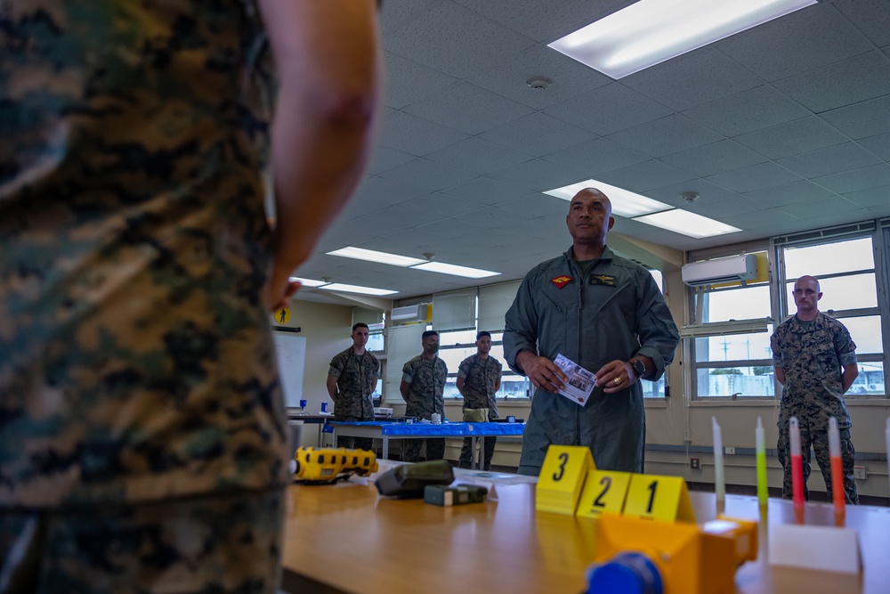 1st MAW commanding general visits CBRN