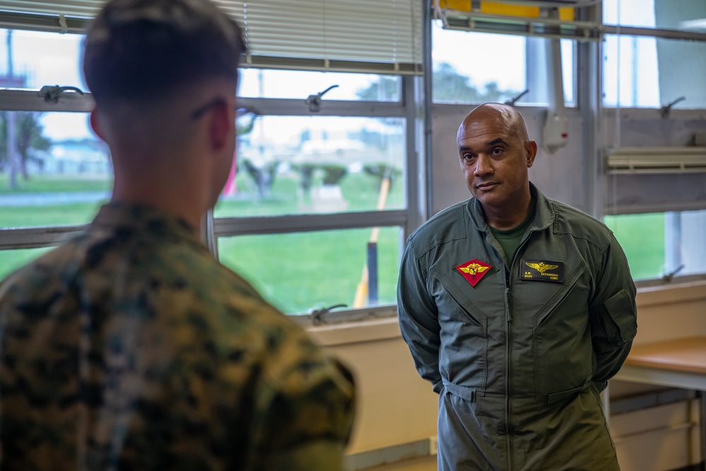 1st MAW commanding general visits CBRN