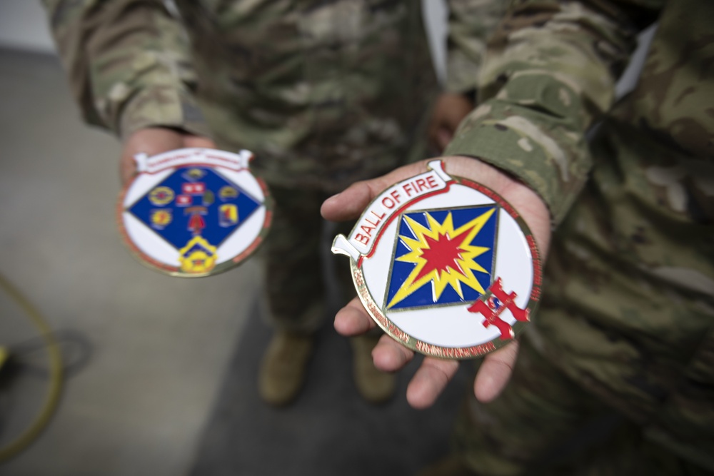 Sagami Depot Logistics Task Force Commended for Support by the 40th Infantry Division Commander