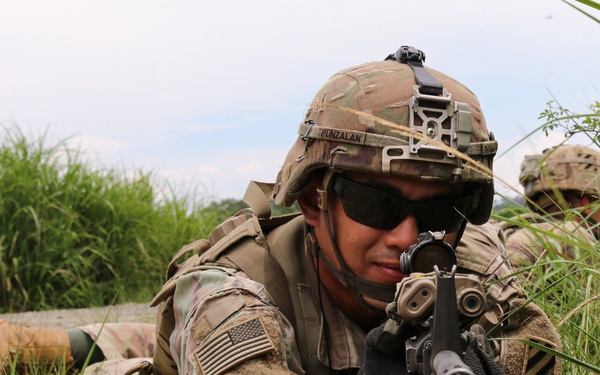 Dogface Soldiers participating in Orient Shield 21-2 train to conduct air assault operations