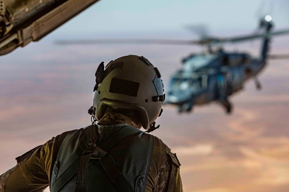 26th Expeditionary Rescue Squadron conducts refueling operations