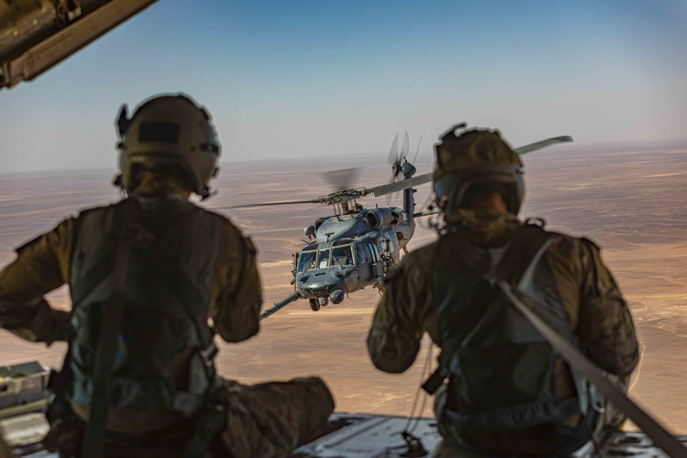 26th Expeditionary Rescue Squadron conducts refueling operations