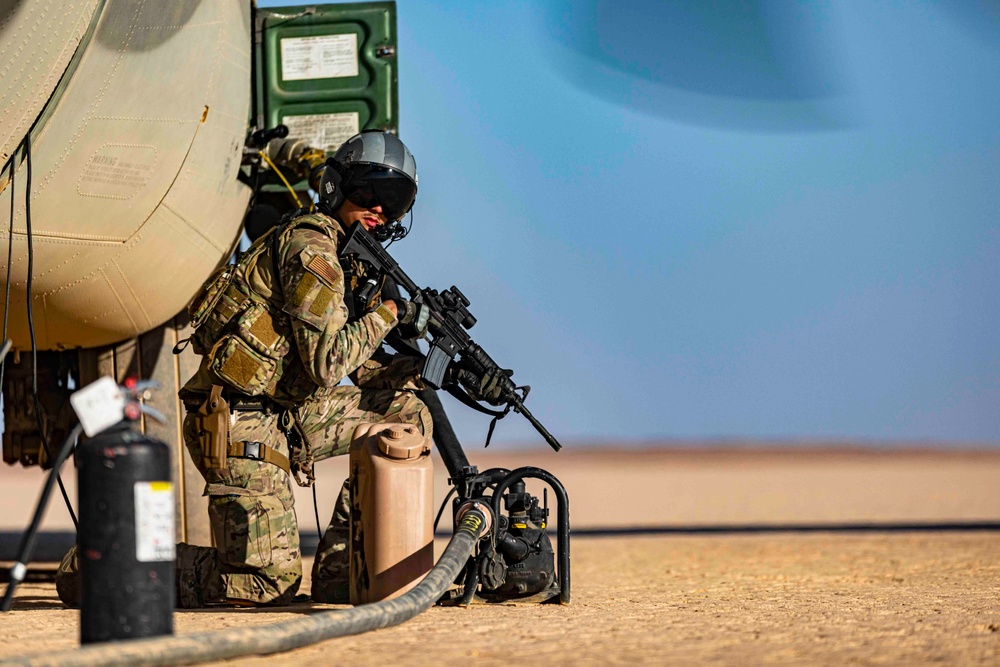 26th Expeditionary Rescue Squadron conducts refueling operations