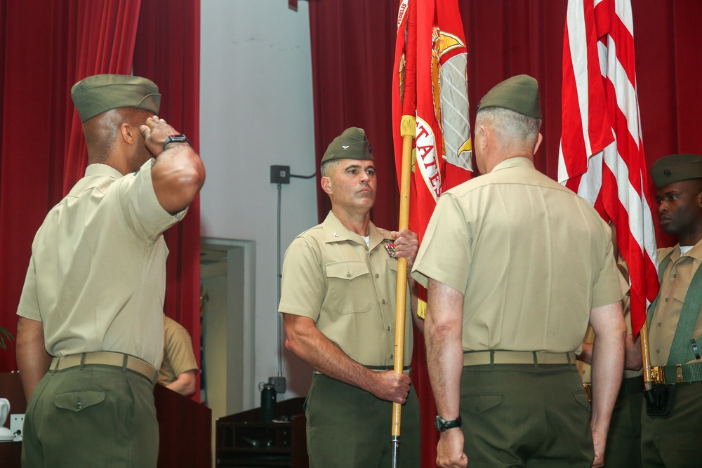 Headquarters Battalion, training and Education Command Change of Command