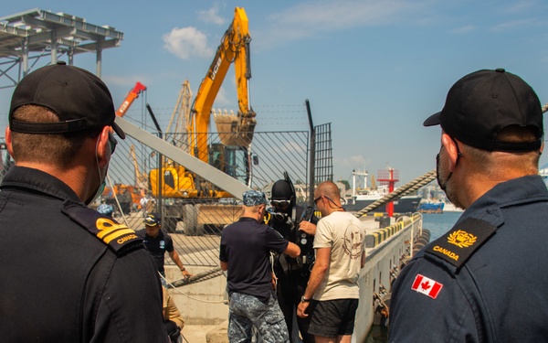 Exercise SEA BREEZE 21 RCN Clearance Divers
