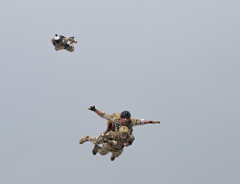 Special warfare airmen HALO jump over CLDJ