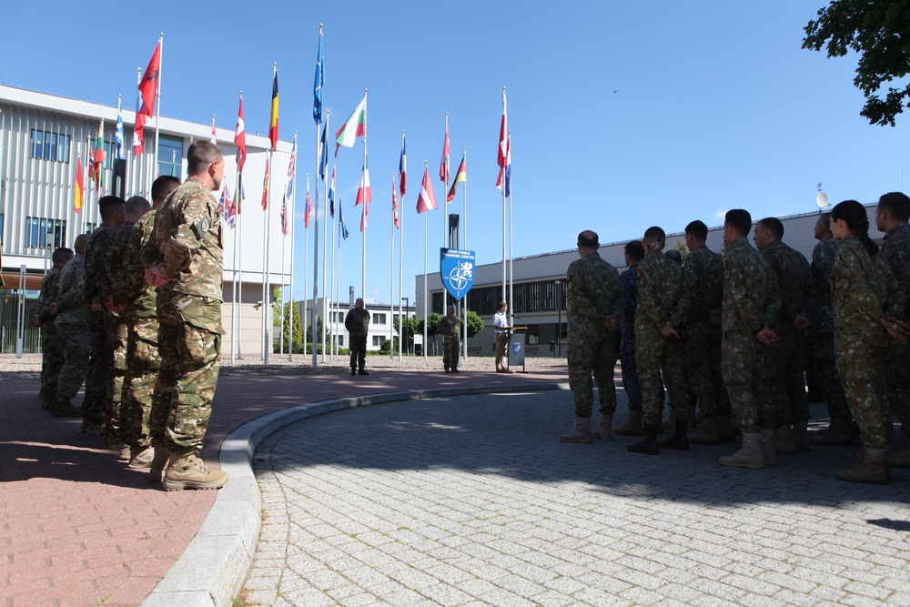 NATO participants at Opening Day ceremony of CWIX 2021