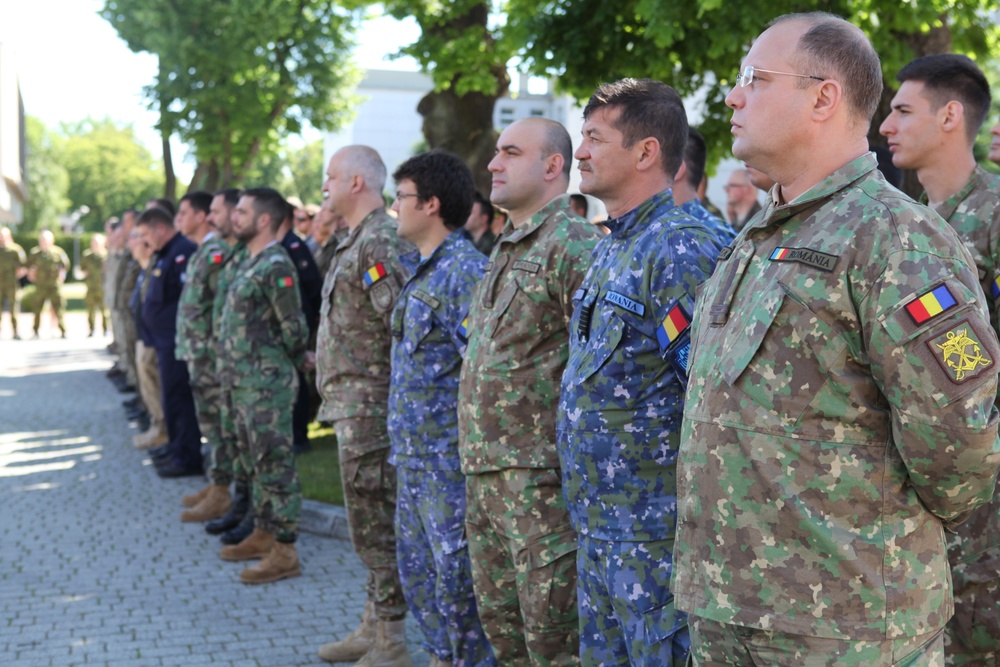 NATO participants at CWIX 2021 Opening Day ceremony.