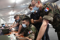 French service members at CWIX 2021