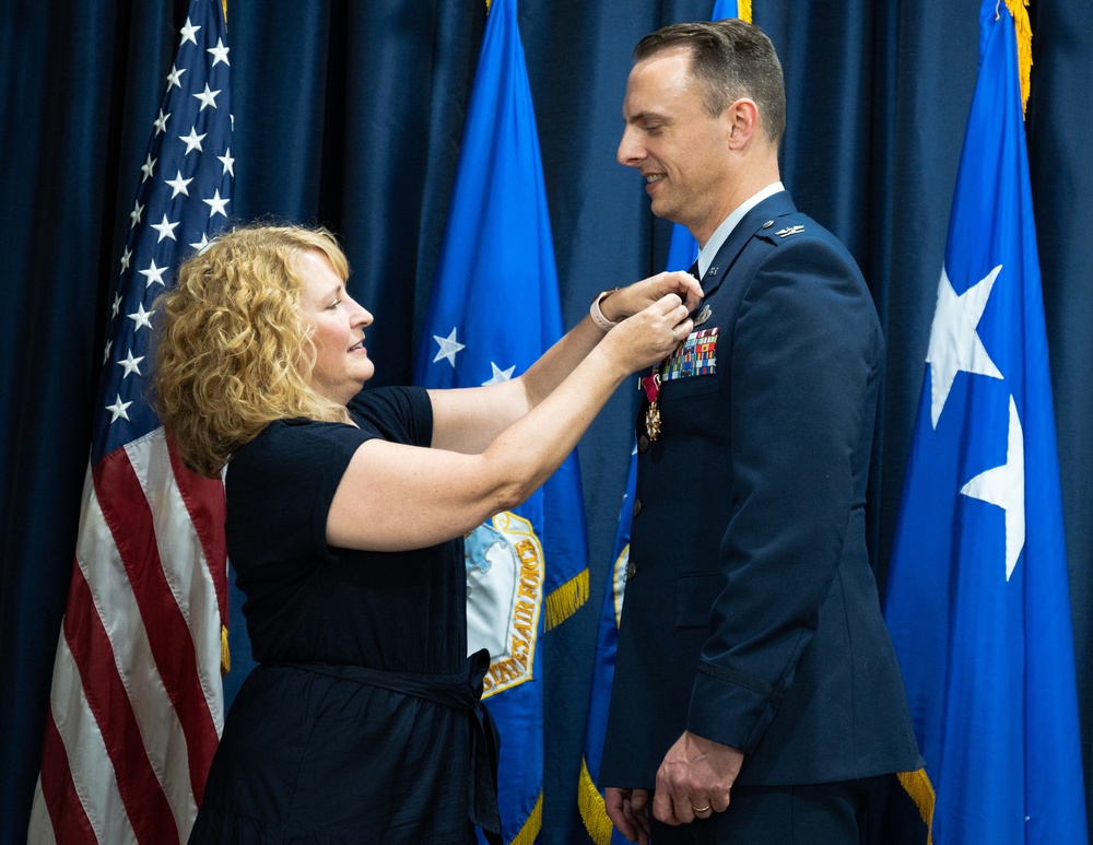 Col. Johanek retirement ceremony