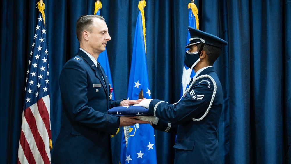 Col. Johanek retirement ceremony