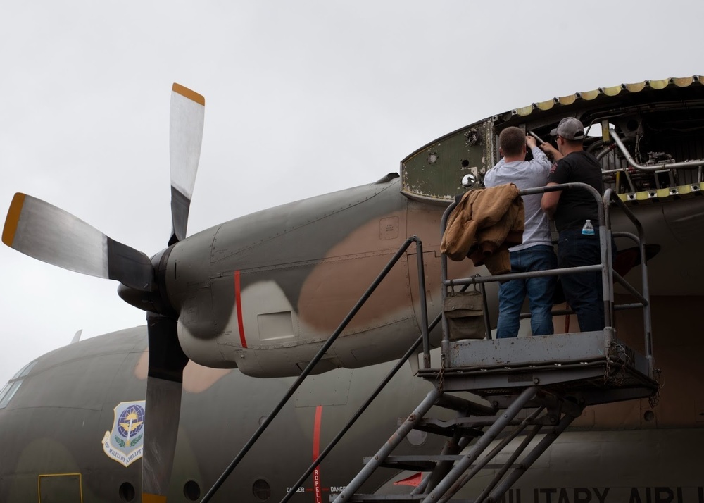 62nd AMXS, MXS provide crucial support to move C-130E Hercules to Heritage Hill