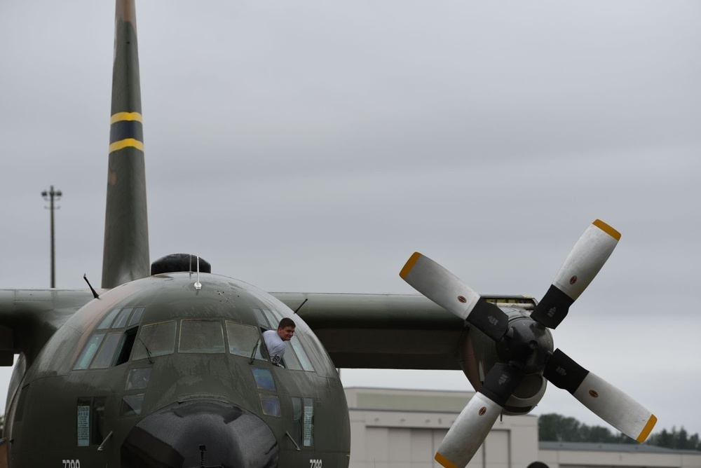 62nd AMXS, MXS provide crucial support to move C-130E Hercules to Heritage Hill