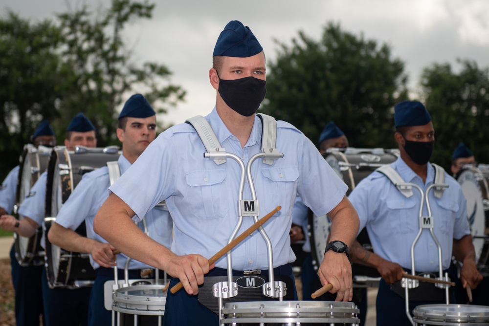 U.S. Air Force Basic Military Training Graduation and Coining Ceremony